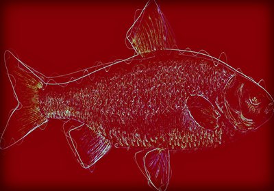 Fish V,2020 ,(ミクストメディア) 作： Alex Caminker