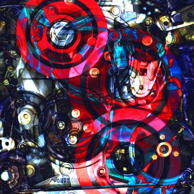 メカニズム,2019,(コラージュ) 作： Alex Caminker
