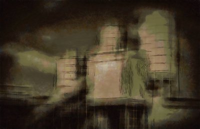 Untitled,2019,(mixed media) 作： Alex Caminker