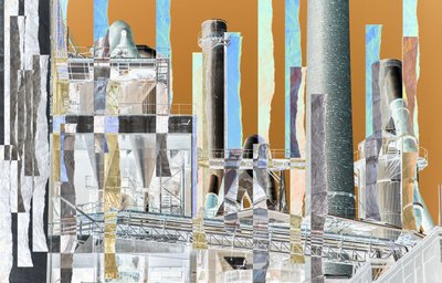 fabric II,2019,(コラージュ) 作： Alex Caminker