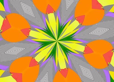 flowers #108,2019,(ミクストメディア) 作： Alex Caminker