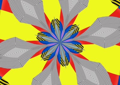flowers #114,2019,(ミクストメディア) 作： Alex Caminker