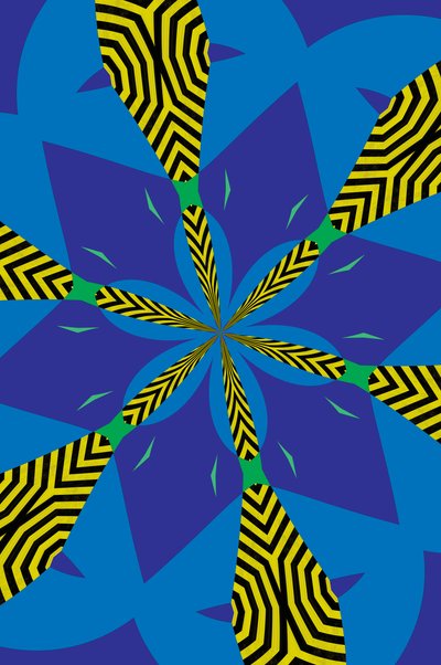 flowers #22,2019,(ミクストメディア) 作： Alex Caminker
