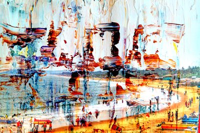 on the bay,2019,(mixed media) 作： Alex Caminker