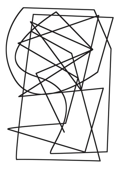 ワンライン(パルス),2019,(ドローイング) 作： Alex Caminker