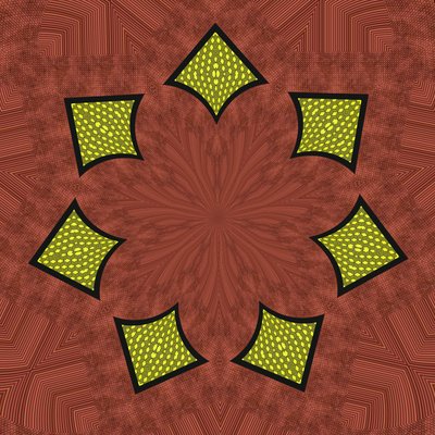 オーナメント #8,2019,(ミクストメディア) 作： Alex Caminker