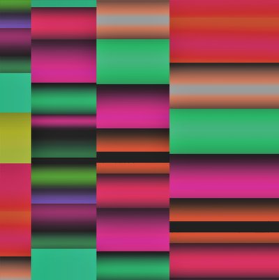 夕方の歌、2017年、（グラデーション 作： Alex Caminker