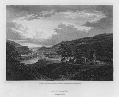 ラングホルム（ダンフリーシャー）（彫刻 作： Alexander (after) Nasmyth