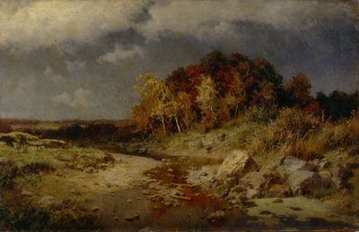 風の強い秋の日、1903 年 作： Alexander Alexeyevich Kiselev