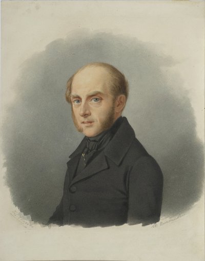 セルゲイ・セミオノヴィッチ・ウヴァロフ伯爵の肖像 1786～1855年、1840年代初頭 作： Alexander Alexeyevich Vasilyevsky