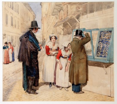 婚約者の指輪を選ぶ花婿、1838年 作： Alexander Andreyevich Ivanov