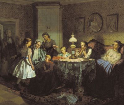 祖母のおとぎ話、1866 作： Alexander Andreyevich Krasnoselsky