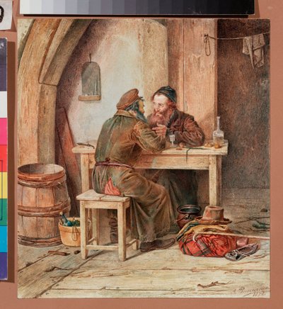 Dans une taverne - In a tavern - Oeuvre de Alexander Antonovich Rizzoni (1836-1902), aquarelle sur papier   1318356   ja       japanese Successfully Translated  Original: Circumcision Translat: Circumcision 1316388 ja japanese Successfully Translated Origi 作： Alexander Antonovich Rizzoni