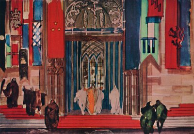 「舞台装置のデザイン」、c1927 作： Alexander Baranowsky