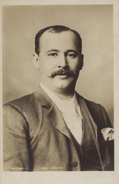 ベン・デイビス、ウェールズのテノール（1858-1943） 作： Alexander Bassano