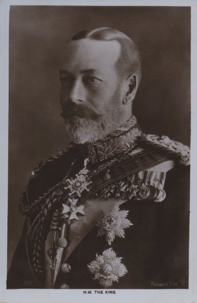 HM The King（モノクロ写真 作： Alexander Bassano