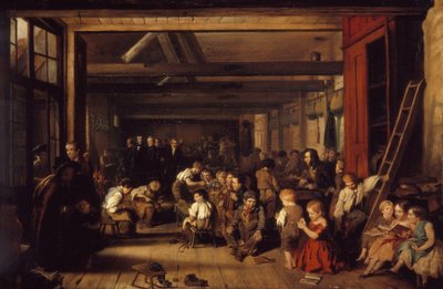 最初の不規則な学校、ウェストミンスター、1851 作： Alexander Blaikley