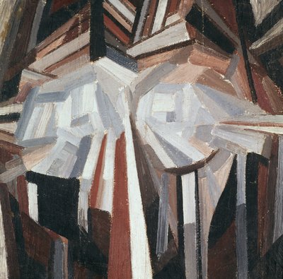 キュービストヘッド、1914年〜15年（油彩、キャンバスに油彩） 作： Alexander Bogomazov
