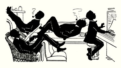 We Three and Troddlesのイラスト（リトグラフ） 作： Alexander Carruthers Gould