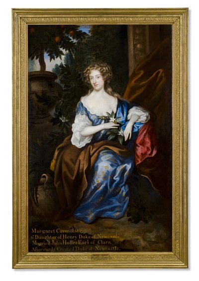 マーガレットホレスの肖像、ニューカッスル公爵夫人、1685年 作： Alexander Comer