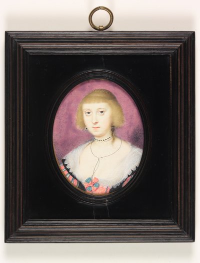 Lady Katherine Manners, Duchess Of Buckingham（水彩・ベラム 作： Alexander Cooper