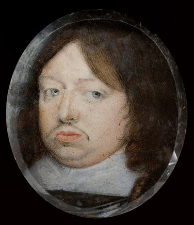 チャールズXのミニチュア、スウェーデンの王、1650年頃（ガッシュ） 作： Alexander Cooper