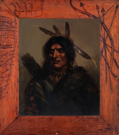 矢筒を持つインド人、1886年。 作： Alexander Davis Cooper