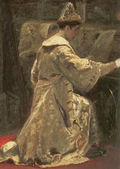 皇帝アレクセイミハイロビッチ、1886年 作： Alexander Dimitrievitch Litovtchenko