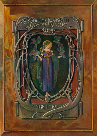 「アレクサンダー・フィッシャーによるエナメル飾り額」、c1898 作： Alexander Fisher