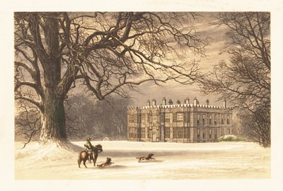ハウシャム ホール、ヨークシャー、イギリス。 、1880年（彫刻） 作： Alexander Francis (after) Lydon