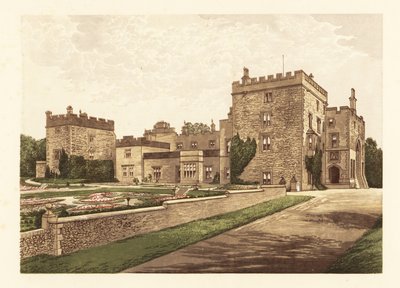 イングランド、カンブリア州、マンカスター城。 、1880年（彫刻） 作： Alexander Francis (after) Lydon