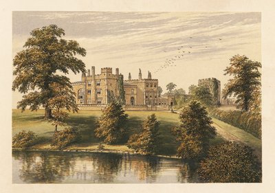 リプリー城、ヨークシャー、イギリス。 、1880年（彫刻） 作： Alexander Francis (after) Lydon