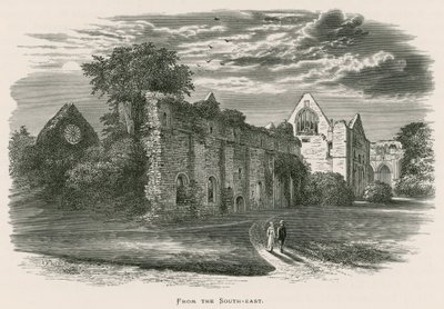 ドライバーグ修道院、南東から 作： Alexander Francis Lydon