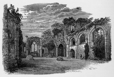 インテリア、東向き、ネットリー修道院、c1880、1897 作： Alexander Francis Lydon