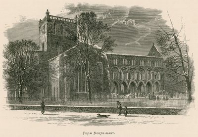 北東からのジェドバラ修道院 作： Alexander Francis Lydon