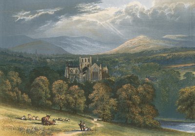 メルローズ修道院 作： Alexander Francis Lydon