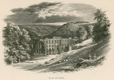 Rievaulx修道院、東から 作： Alexander Francis Lydon