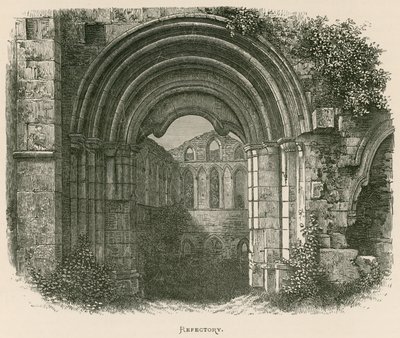 Rievaulx修道院、食堂 作： Alexander Francis Lydon