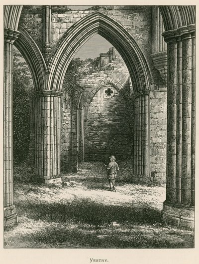 Rievaulx修道院、Vestry 作： Alexander Francis Lydon