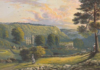 Rievaulx修道院、c1880、1897 作： Alexander Francis Lydon