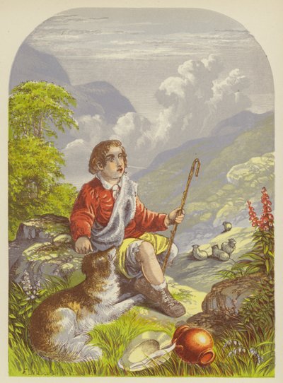 屈辱の谷の羊飼いの少年 作： Alexander Francis Lydon