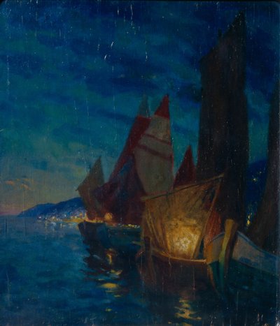 夜の帆 作： Alexander Fyodorovich Gaush