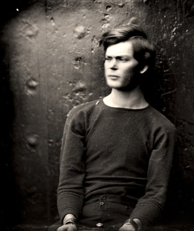 USSソーガスに乗ったリストアイアンのルイスパウエル、1865年 作： Alexander Gardner
