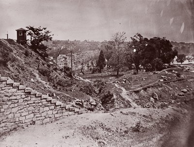 R & P 鉄道橋の廃墟、リッチモンド、カリフォルニア州。 1865年。 作： Alexander Gardner