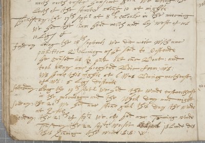 ジャーナルオブアレクサンダーガレスピー、詳細、1674 作： Alexander Gillespie