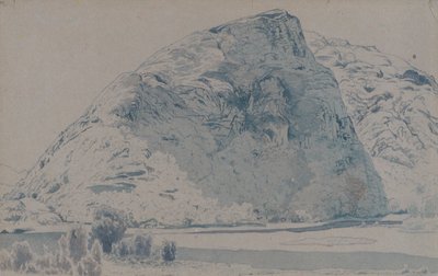 山の風景、。 作： Alexander Helwig Wyant