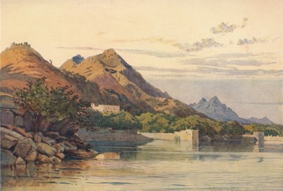 Ana Sagar、Ajmere、c1880 1905。 作： Alexander Henry Hallam Murray