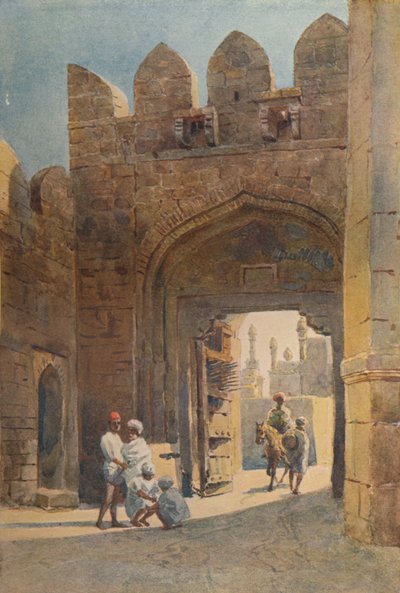 シャープール門、ビジャプール、c1880 1905。 作： Alexander Henry Hallam Murray