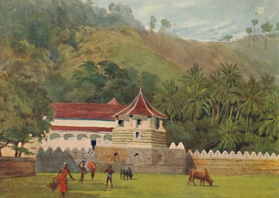 歯の寺院、キャンディ-外観、1880年頃1905年。 作： Alexander Henry Hallam Murray