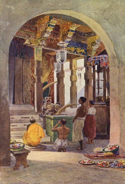 歯の寺院、キャンディ、インテリア 作： Alexander Henry Hallam Murray